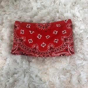 Bandanna tube top